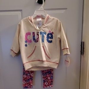 NWT 2 PC hoodie and leggings